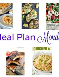 meal plan monday recipes for June 12
