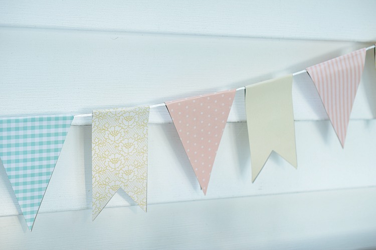 Vintage Collection Pennant for a birthday party from Oriental Trading