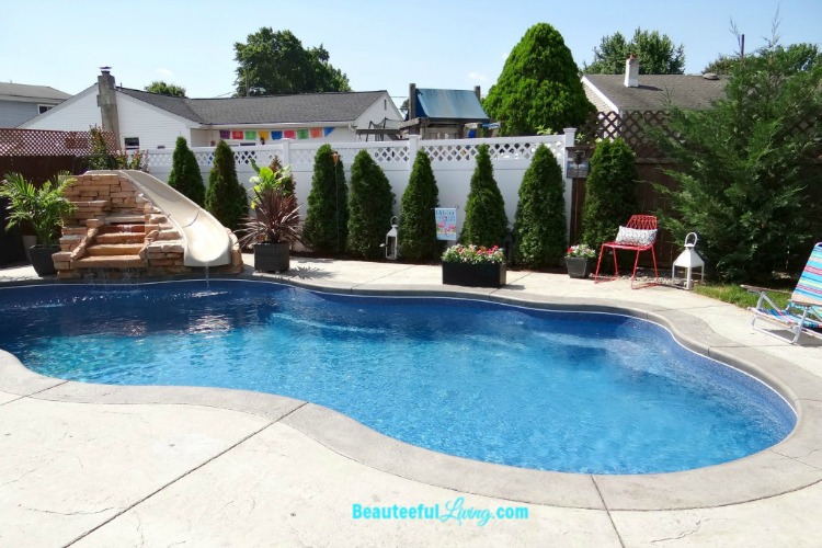 pool area ideas on a budget