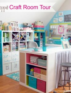 craft room reveal by the Scrap Shoppe