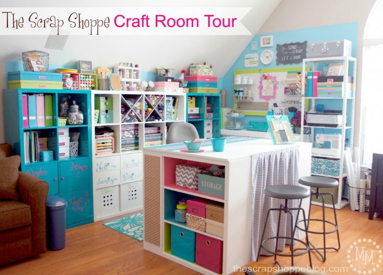 craft room reveal by the Scrap Shoppe