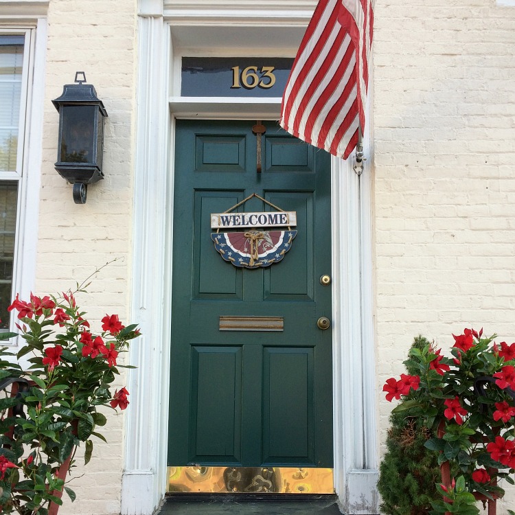 green downtown front door