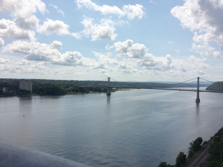 View from Walkway Over the Hudson in the Hudson River Valley