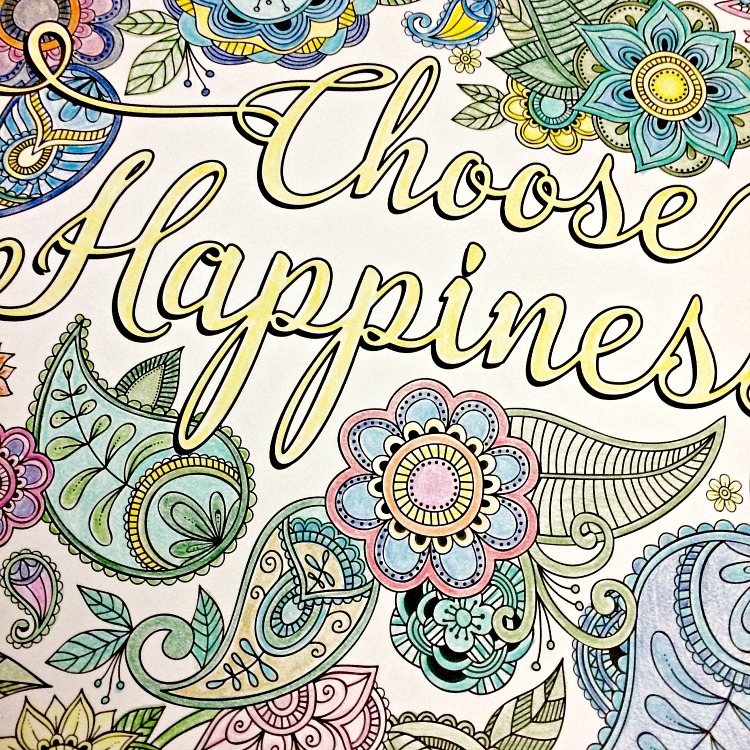 happiness coloring page