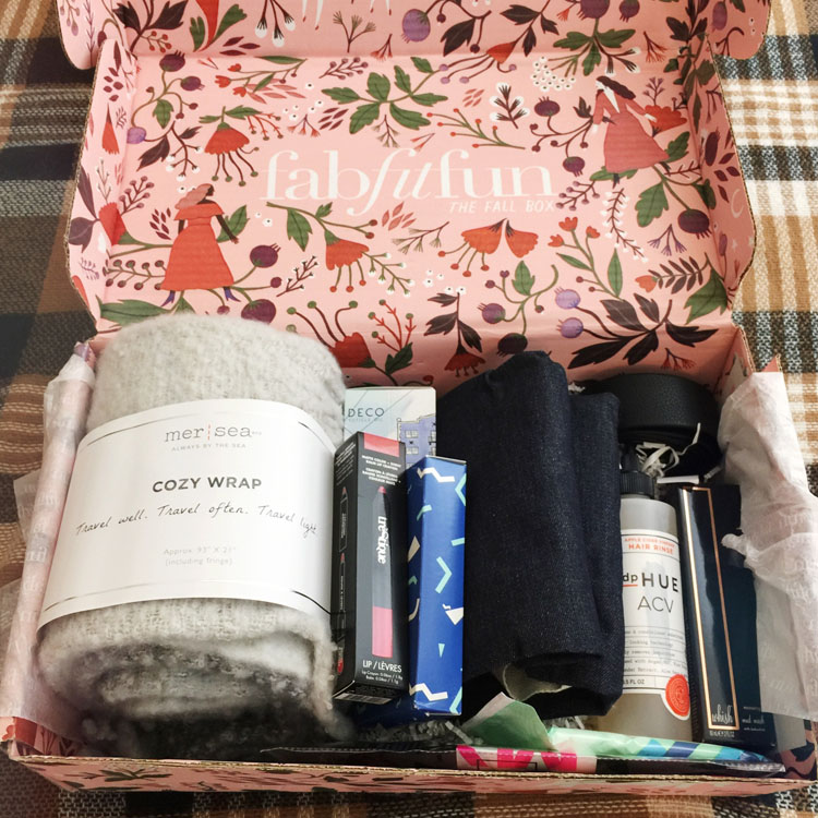 fall fab fit fun box reveal