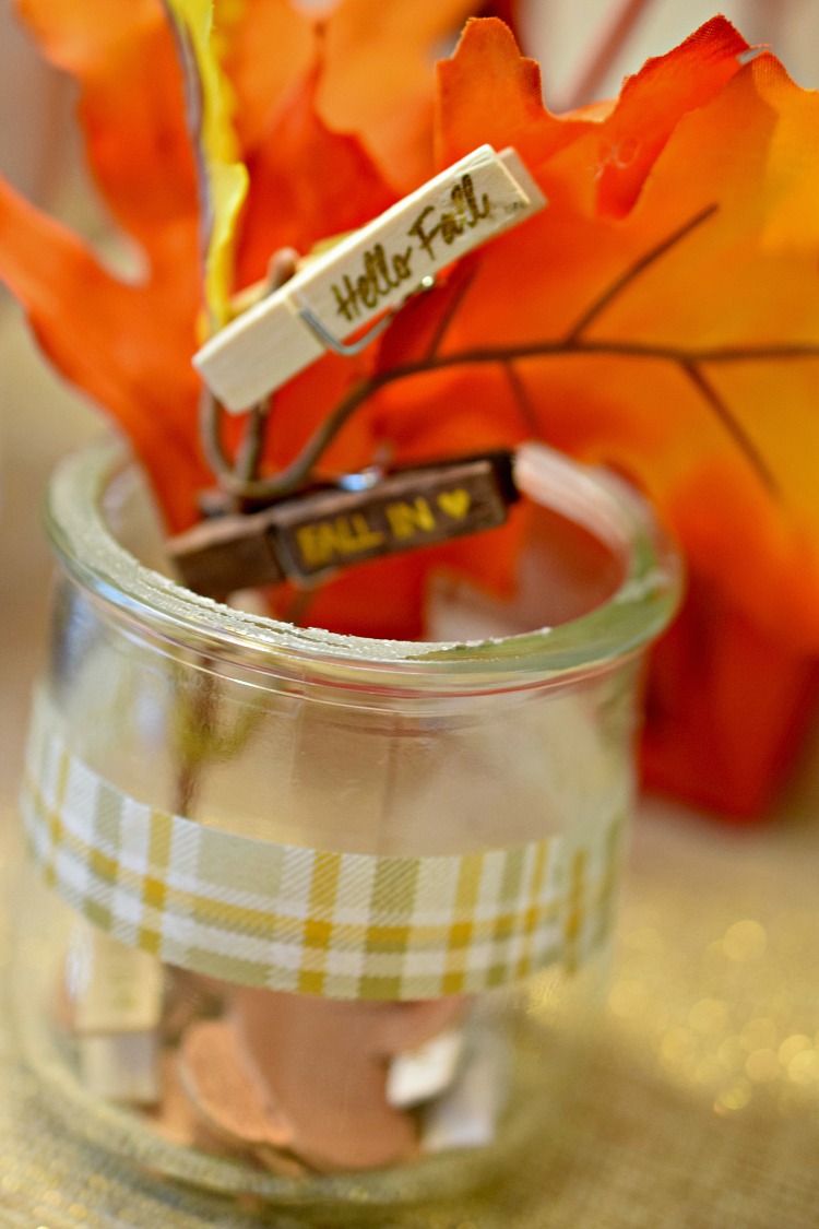 fall bucket list jar