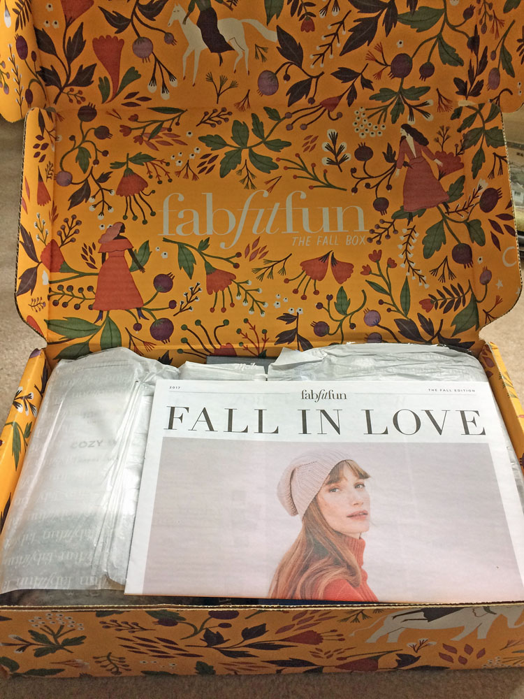 Fall FabFitFun box