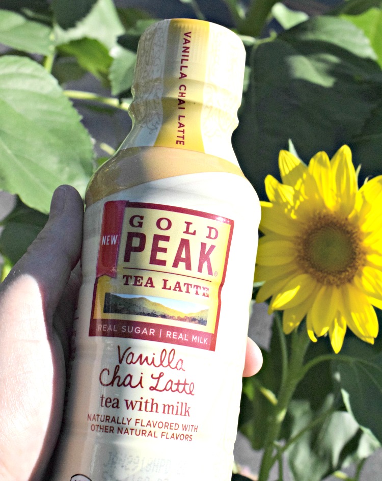 Gold Peak Vanilla Chai Latte is fun to enjoy anytime -- like when gardening