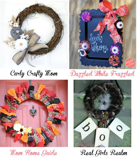 12 months of wreaths - Autumn and Halloween weaths