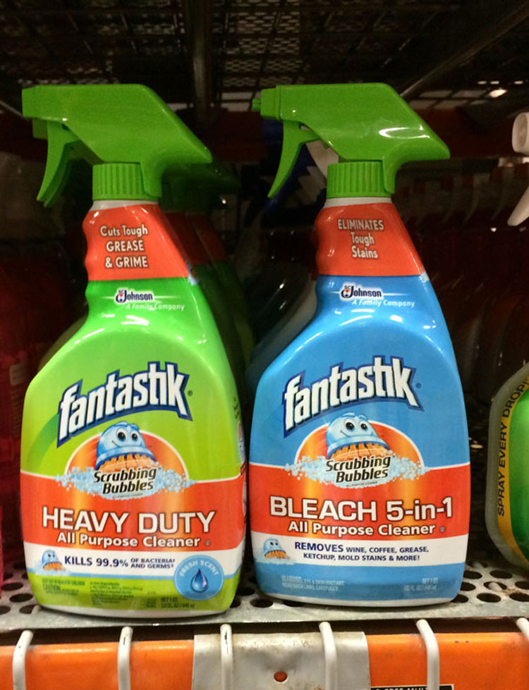 Fantastik Scrubbing Bubbles at Home Depot