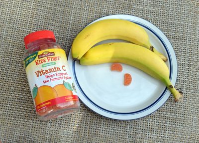 vitamins and banana