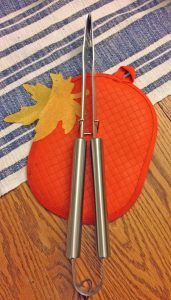 Grill tongs by Cave Tools