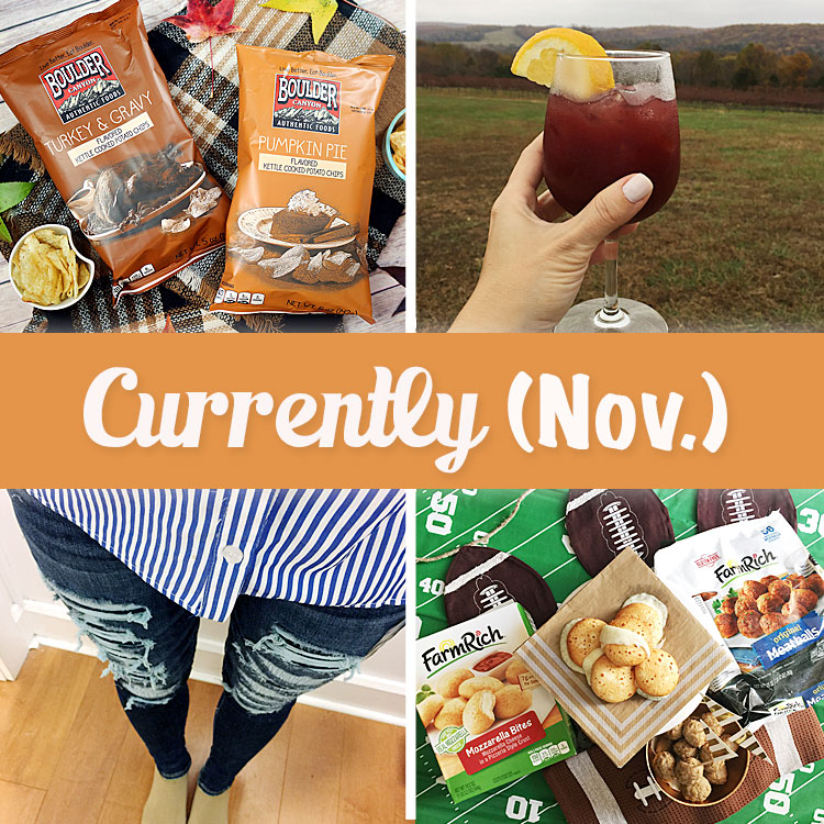 Carrie of Curly Crafty Mom shares what she's been currently up to in November