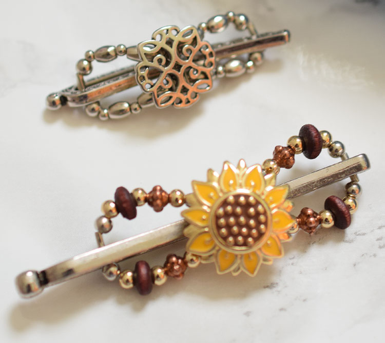 sunflower and Olympia Flexi-Clips