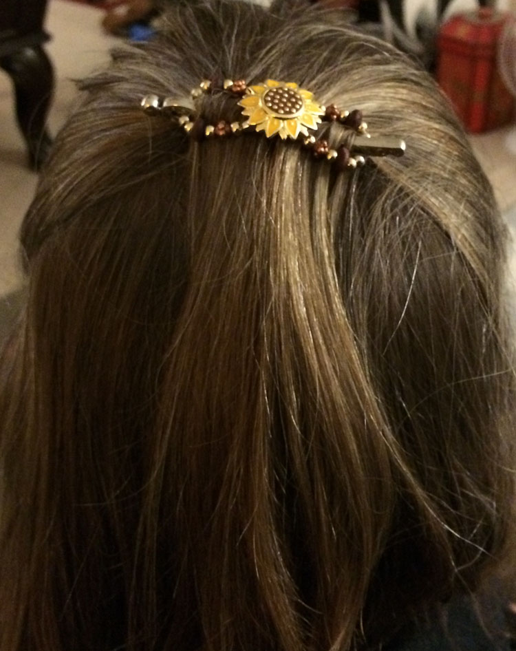 Lilla Rose sunflower Flexi-Clip