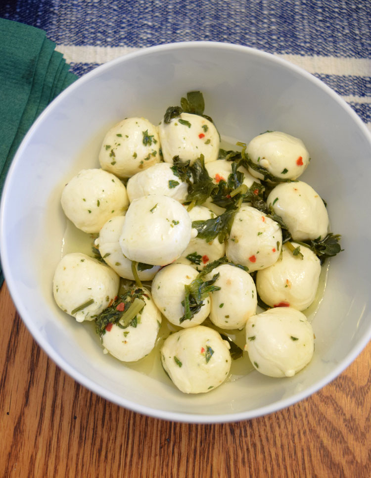 Formaggio Marinated Mozzarella Salad