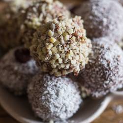 double chocolate cookies truffles