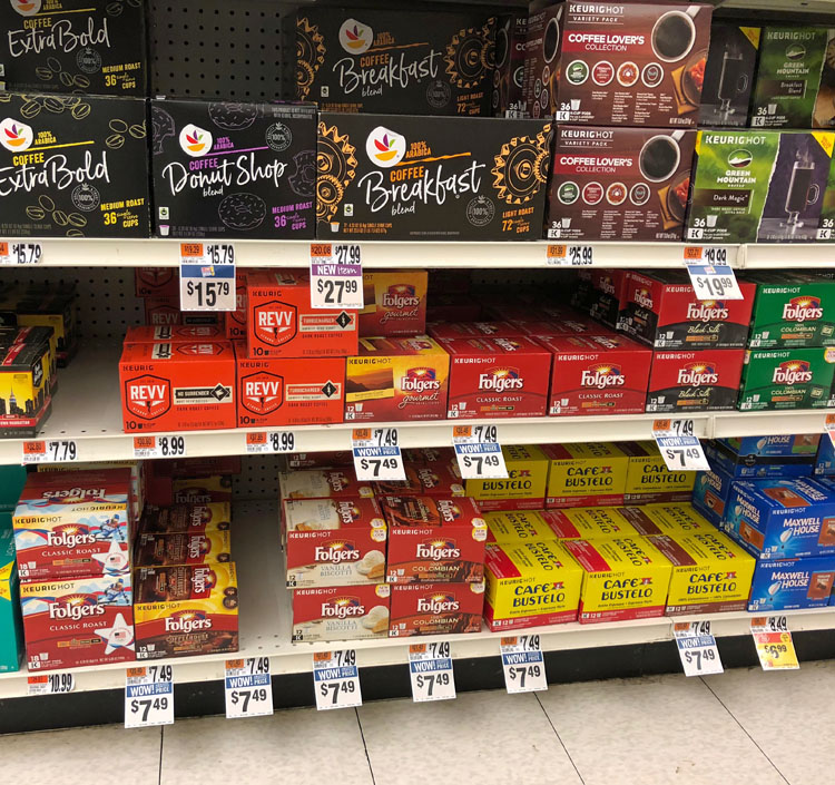 Folgers Coffee at Stop and Shop