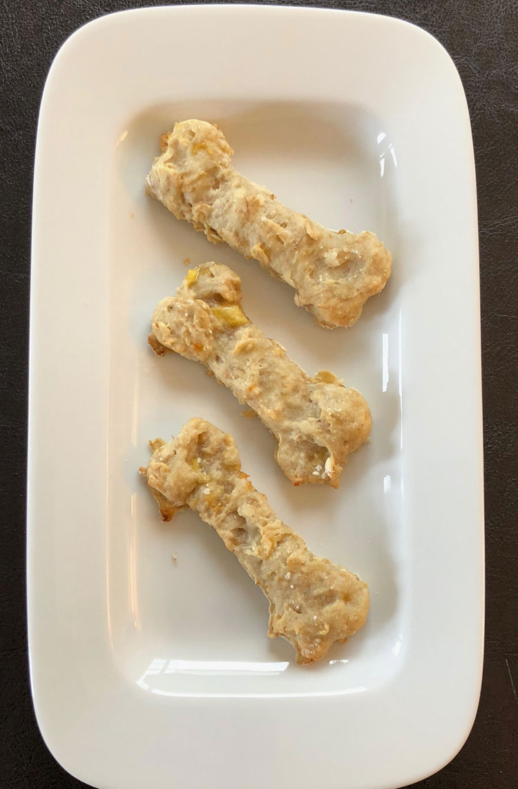 homemade banana oat dog biscuit recipe