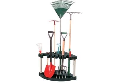 keter compact corner tool rack