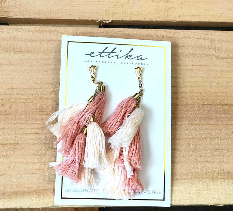 Ettika Day Dreamer Tassel Earrings ($58)