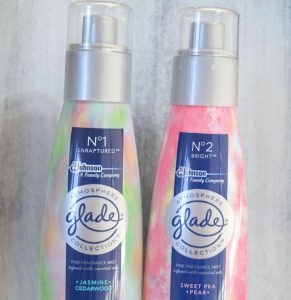 Glade Atmosphere room scented sprays for spring