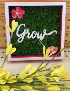 grow sign at Target