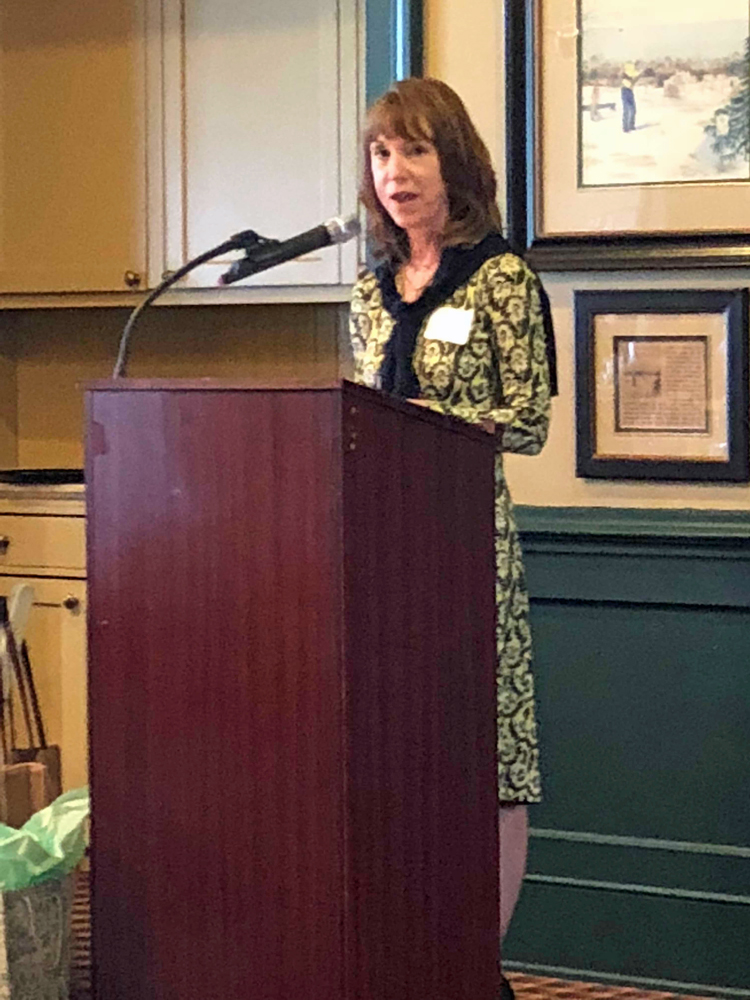 Lisa See at an April 2018 event hosted by The Princeton Public LIbrary