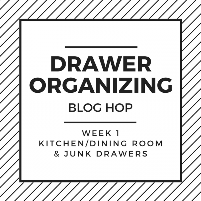 week one of drawer organization blog hop