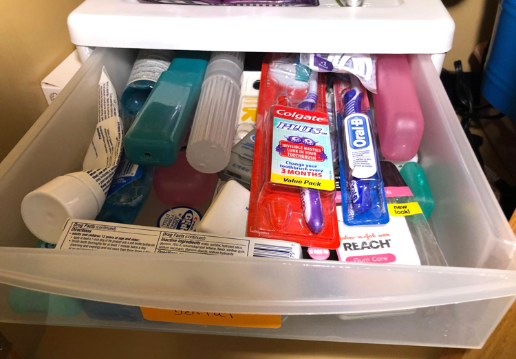 Organized Bathroom Drawers - Drawer Organizing Blog Hop 