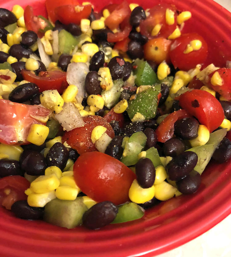 recipe for homemade bean salsa