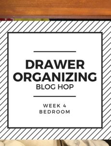 drawer organization blog hop