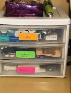 tips for organizing bathroom drawers