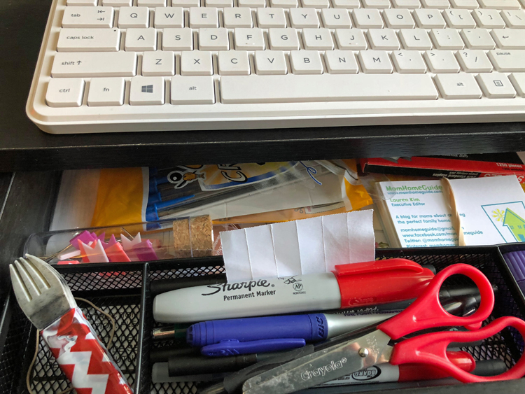 how to organize an office drawer