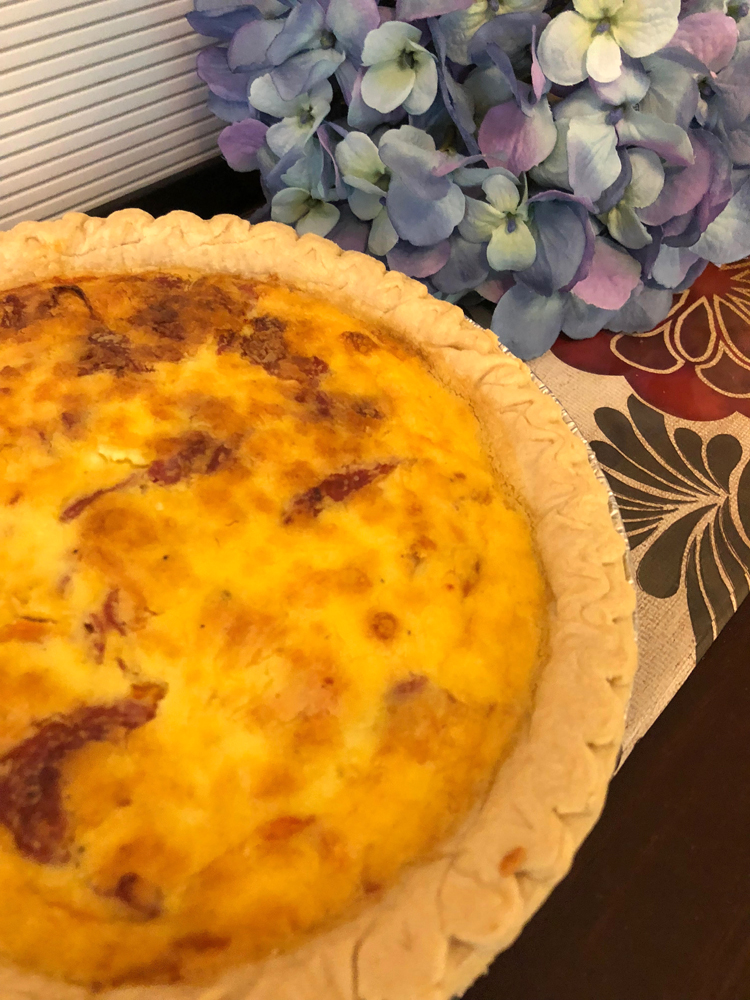 salami quiche recipe