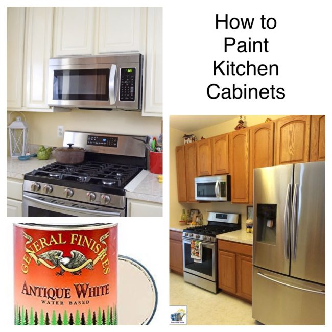how to easily paint kitchen cabinets with milk paint