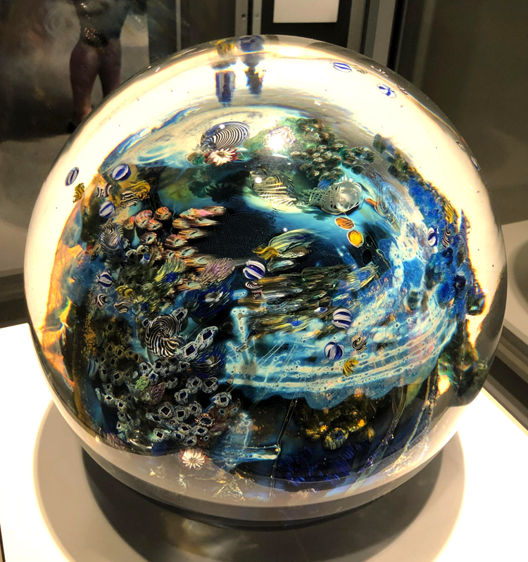 Megaplanet paperweight at Corning Glass Museum