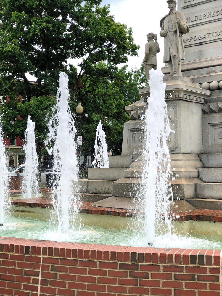 fountain in Easton, PA
