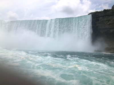 Niagara Falls seen from Maid of the Mist boat ride