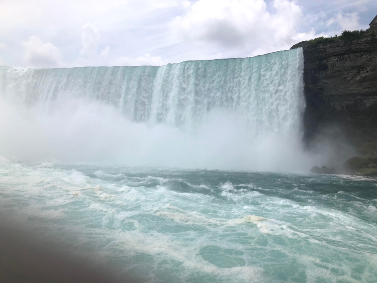 Niagara Falls seen from Maid of the Mist boat ride