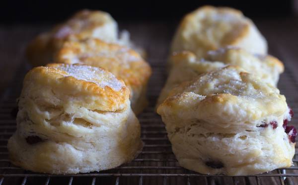 homemade cranberry scones recipe by An Italian in My Kitchen