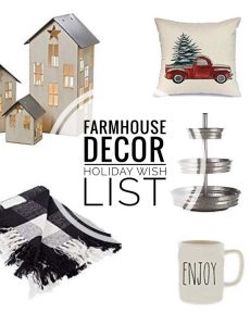 farmhouse decor holiday wish list