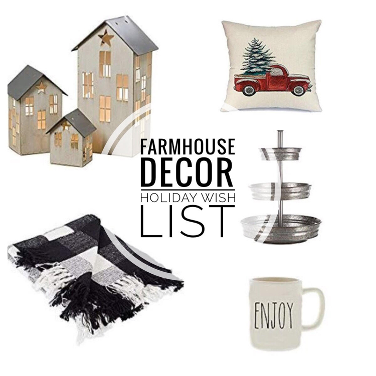 farmhouse decor holiday wish list