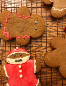 I love this easy and delicious recipe for decorated gingerbread men for the holidays.