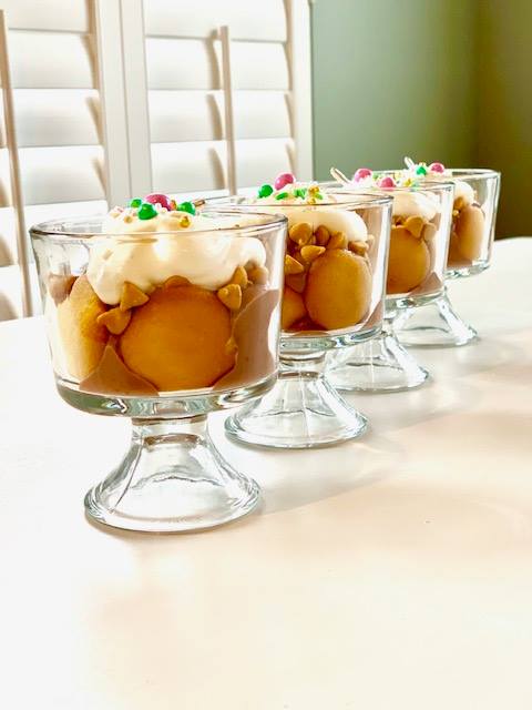 Chocolate cherry pudding with Baileys Irish Whiskey