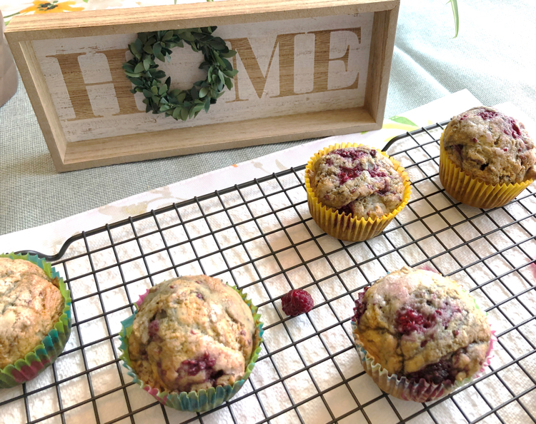 homemade raspberry muffins recipe