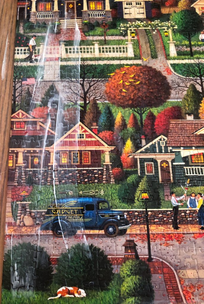 How to Mod Podge and Frame a Jigsaw Puzzle