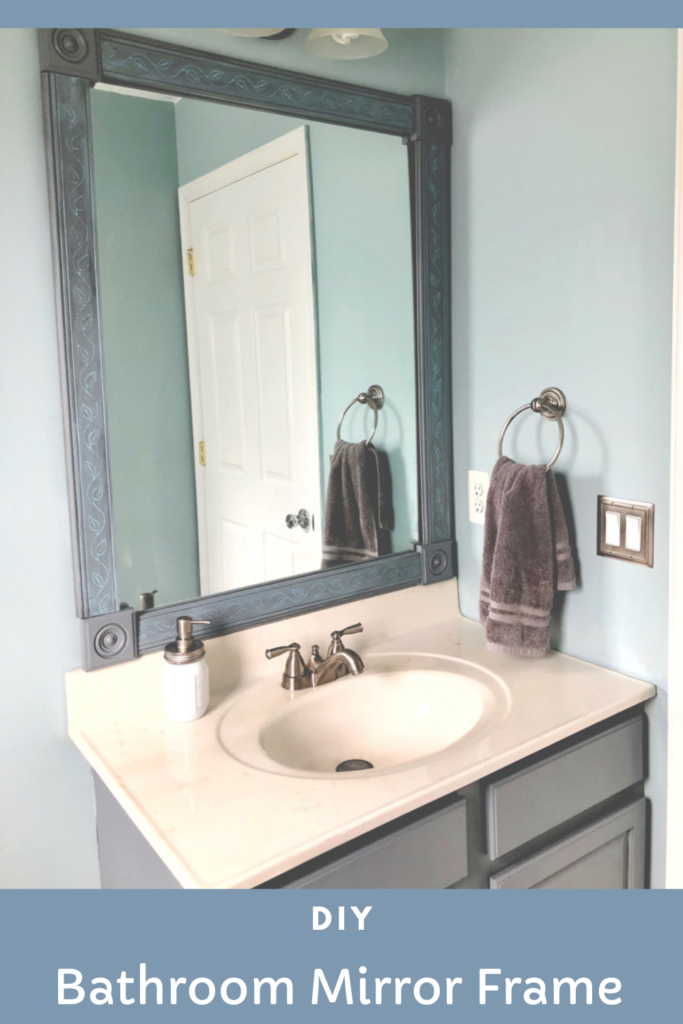 Easy Diy Bathroom Mirror Frame, Framed Bathroom Mirrors Diy