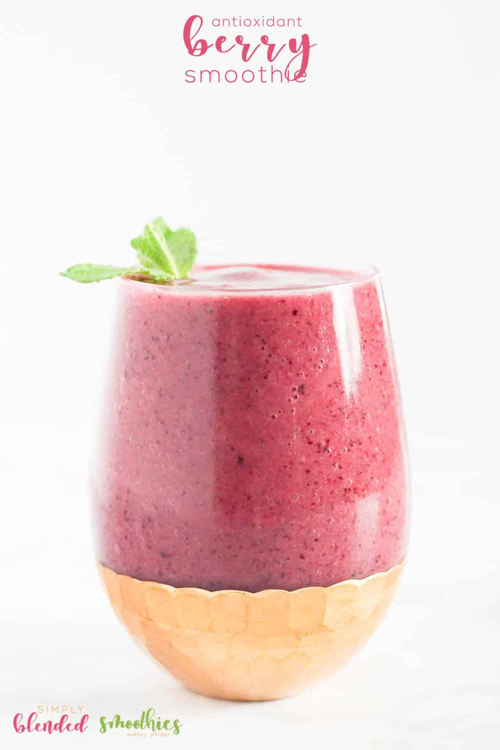 Antioxidant berry smoothie recipe