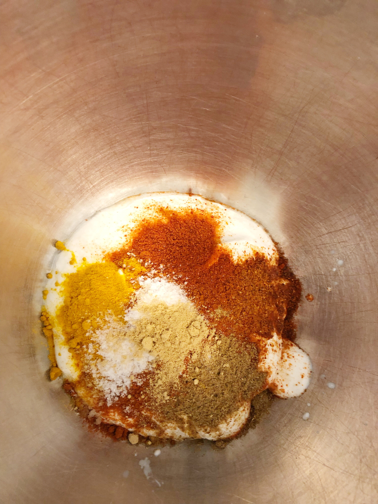 spices for chicken tandoori